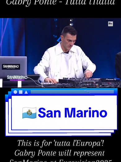 San Marino's Full Performance at Eurovision 2025