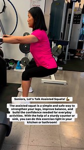 62K views · 366 reactions | Stronger legs, stronger life—start with assisted squats today! ‍♂️✨ #FitnessOver60 | Trainer June | Facebook