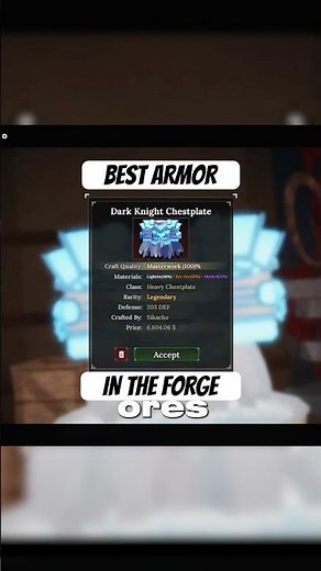 HOW TO MAKE THE BEST CHESTPLATE IN THE FORGE!!