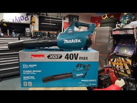 Makita XGT 40v Blower Kit Review | Is it worth the upgrade from 18v/36v? | GBU01M1