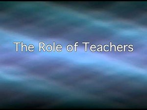The Role of Teachers