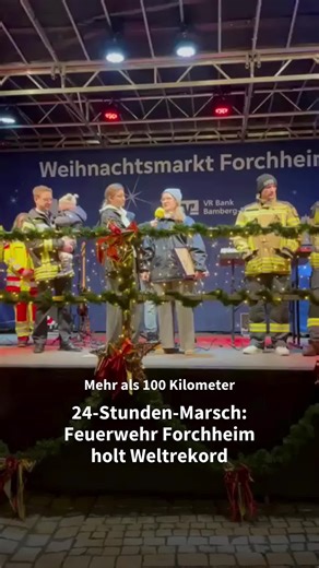 Mehr als 100 Kilometer haben zwei Forchheimer Feuerwehrmänner in voller Atemschutzmontur zurückgelegt. Damit haben sie den Weltrekord im Atemschutzlauf geholt. Der Weg dorthin war mehr als beschwerlich. @feuerwehr_forchheim​ 🔥🔥🔥www.fraenkischertag.de/504623 #fränkischertag #ft_forchheim #feuerwehr #weltrekord | Fränkischer Tag Forchheim