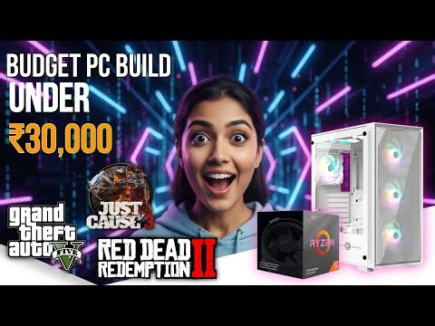 BEST Gaming PC Build Under ₹30,000 in 2025 with Ryzen 5 3400G