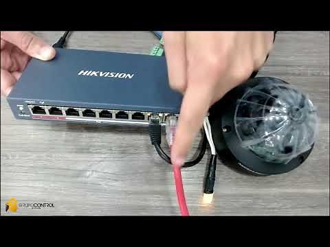 How to connect a Hikvision PoE camera