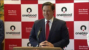 11K views · 60 reactions | WATCH: Protesters interrupt Gov. DeSantis in Orlando where he made a call for blood plasma donations in the effort to save lives from COVID-19. https://bit.ly/30ugSEn | CBS 12 News | Facebook