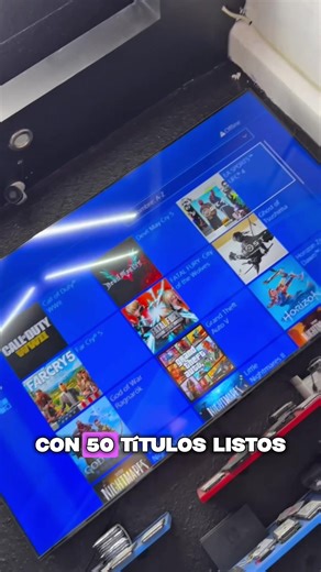 Compra PlayStation 4 con 50 juegos en Nezahualcóyotl