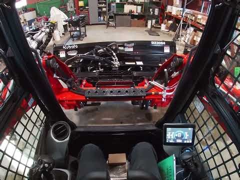 Testing a 6 way dozer blade with a track loader