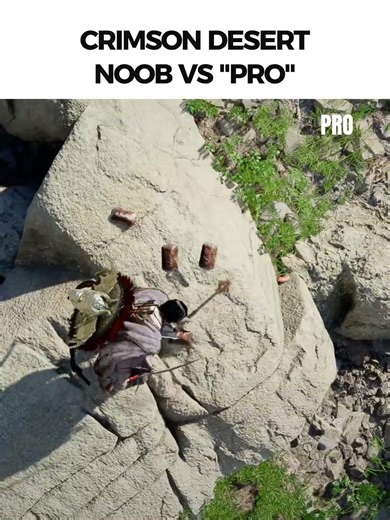Crimson Desert NOOB vs (PRO) meme