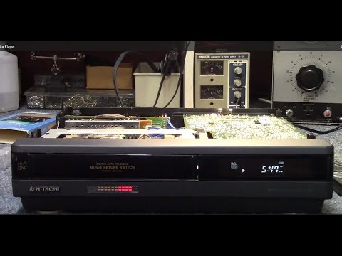 Hitachi VT-F351a Video Recorder - quick look/playback test