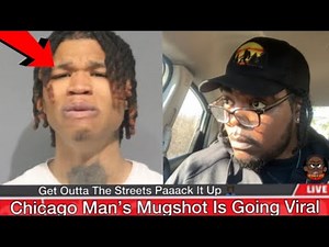 Chicago Man Breaks Down Crying In Mugshot