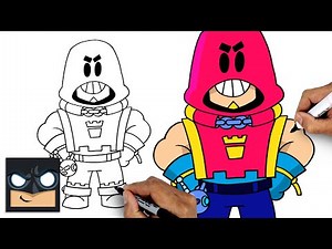 How To Draw Grom ⭐️ Brawl Stars Tutorial (Step by Step)