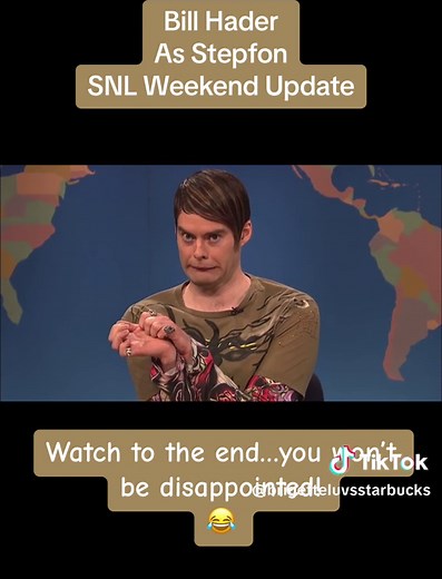 Bill Hader as Stefon on SNL Weekend Update
