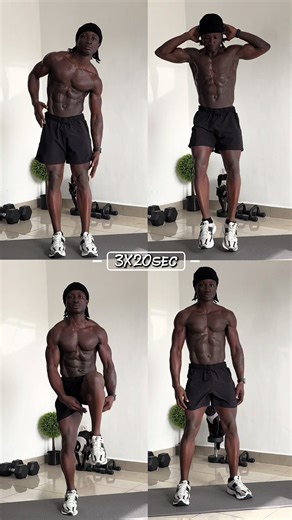 Effective cardio workout 🔥 #standing #ab #workout