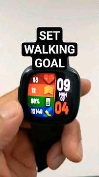 Easy Fitbit Versa 4 Walking Goal Setup