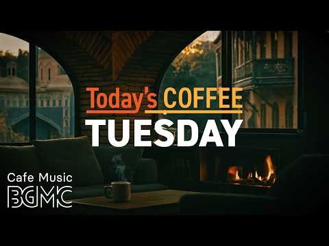 Cafe Music LIVE | Today's COFFEE TUESDAY: Warm Autumn Cafe Jazz for Focus & Relaxation ☕