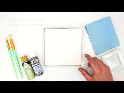 DIY Stenciling from WallCutz Inc. #wallcutz #stencil #howtostencil