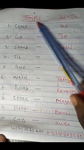 Learn Hausa language #hauslanguage #Hausa #learning #English #englishlanguage | Iro Na Iro