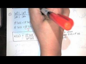 43. Curvature and Torsion - Part 1 - Derivation of Equations for Curvature