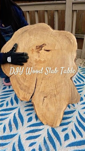 Turning My Dad’s Tree Slice Into a Coffee Table “The Most Meaningful DIY I’ve Ever Done”