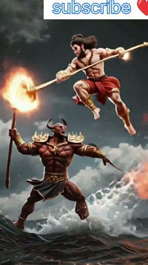 jay shree ram ❤️🤯😱 #jayshreeram #hanumanfight #hanumanstatus