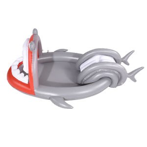 [Hot Item] Custom Shark Theme Play Center Pool Child Water Slide Inflatable Swimming Pool