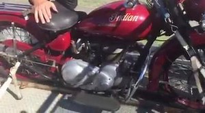 53 reactions | The Indian 149 "Golden Arrow" wasn't the prettiest Indian model sold but it was part of the Indian Motorcycle History. After at long time sitting in storage for well over 20 years it's now running again and with be back on display at the museum this weekend. | Indian Motorcycle Museum of Australia | Facebook