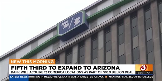 Fifth Third Bank to expand into Arizona
