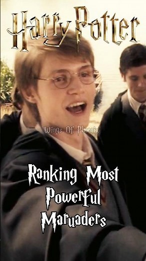 Most Powerful Maruaders in Harry Potter Films 😱 #harrypotter #hogwarts #potterhead #shorts