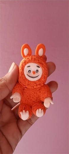 Diy Labubu Making With Clay #shorts #ytshorts #art#labubu