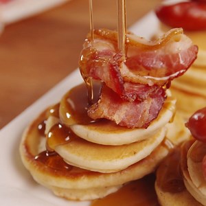 369K views · 3K shares | Mini Pancakes Stacks are the cutest way to...