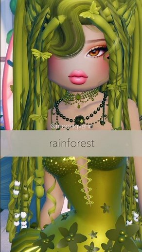 dti RAINFOREST | NON-VIP dress to impress outfit ideas #dresstoimpress #dti #roblox