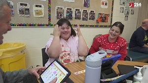 37K views · 358 reactions | Career Life Skills (CLS) students at Hersey are developing their communication skills using TouchChat, a device that serves as their voice. See how they are building connections and honing their interview skills! | High School District 214 | Facebook