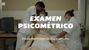 ¿Tienes problemas para acceder al examen psicométrico? Exclusivamente los aspirantes de los programas educativos del área de la salud presentarán el examen psicométrico. Puedes consultar la información de tu examen psicométrico accediendo al portal https://admision2021.uacam.mx. | Universidad Autónoma de Campeche