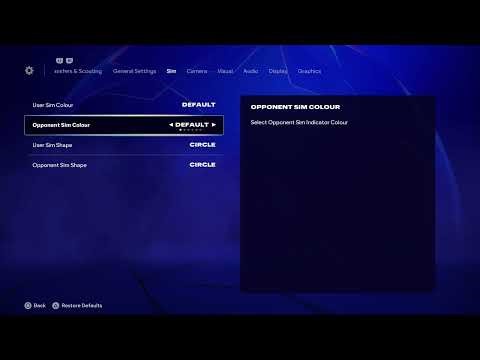 FC 26 How to Change User Sim Colour & Opponent Sim Colour