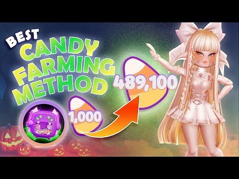 The BEST CANDY Farming Routine In Royale High! 🎃 Royalloween Candy Farming Routine Tips.