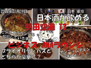 【羽田国際空港 第三ターミナル ANAラウンジ】初のビジネスラウンジ #analounge #prioritypass #businessclass #えーえぬえーらうんじ #ビジネスクラス