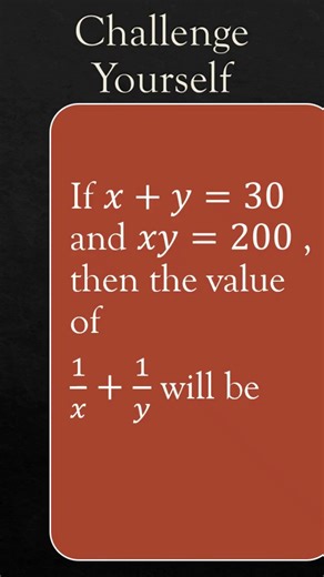 Problem 33-Only Smart Minds Can Solve This! https://youtu.be/LejA_BZmqLk #maths #brainlearning