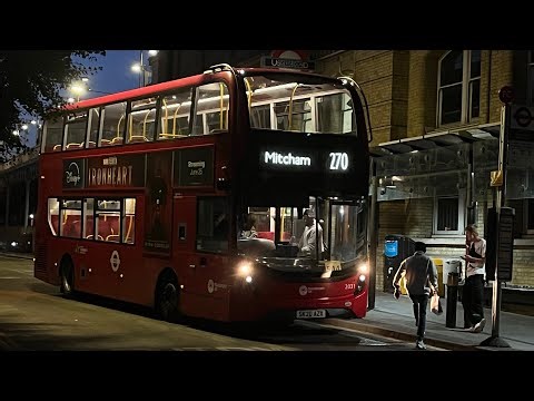 FRV. London Bus Route 270: Mitcham Three Kings Pond - Putney Bridge Enviro400MMC 2031 (SK20AZK)