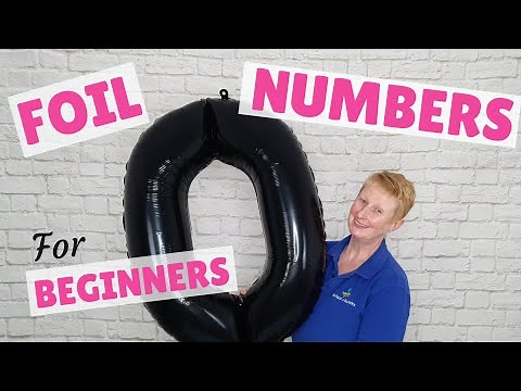🎈 Number 0 Balloon 🎈 How to Inflate Foil Number Balloons with Air 🎈 Mylar Balloons #foilballoons