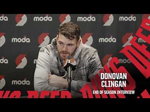 Donovan Clingan | 2025-26 End of Season Interview | Portland Trail Blazers | April 30, 2026