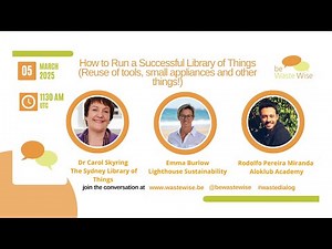 How to Run a Successful Library of Things (Reuse of tools, small appliances and other things!)