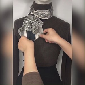 how to tie the scarf politely | M&N DIY