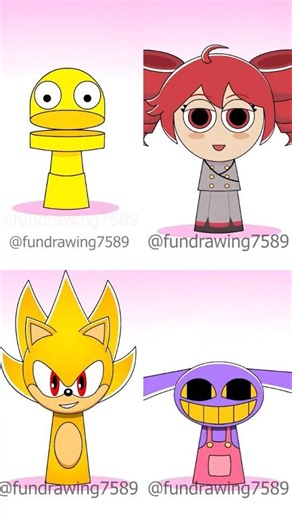 Sprunki JAX, Teto, Super Sonik, Repo Yellow #sprunki #incredibox #incrediboxsprunki