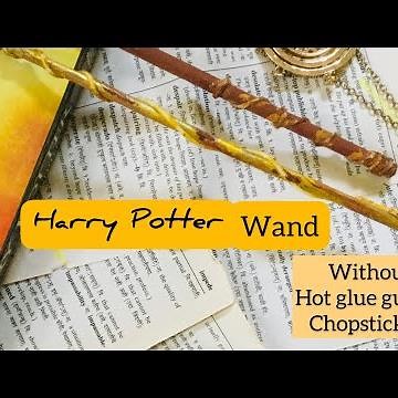 DIY Harry Potter wands | How to make wands | Without hot glue gun and chopstick| Part 1