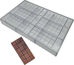 Amazon.com: Thin Chocolate Bar Tray Polycarbonate Chocolate Molds Candy Mould : Home & Kitchen
