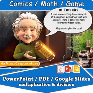 Cryptogram Math Facts for Google Classroom (Multiplication Division)  PowerPoint