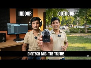 DigiTech Mic Live Testing 🔥 Indoor vs Outdoor | Best Budget Mic for Vlogging 2025 #lokeshvlogs