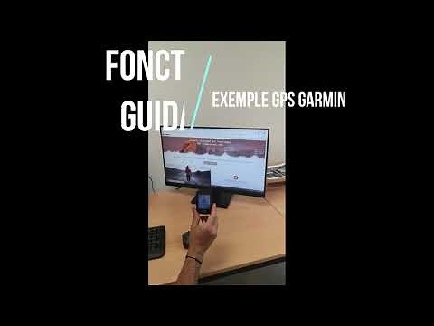 Fonction guidage GPS Garmin (exemple : Edge 530)