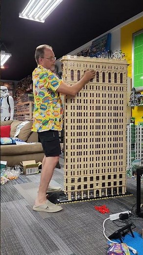 Lego Daily Bugle Flatiron Building Moc #lego #flatiron #dailybugle #nyc