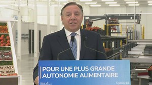Autonomie alimentaire: le gouvernement Legault mise sur l'achat local